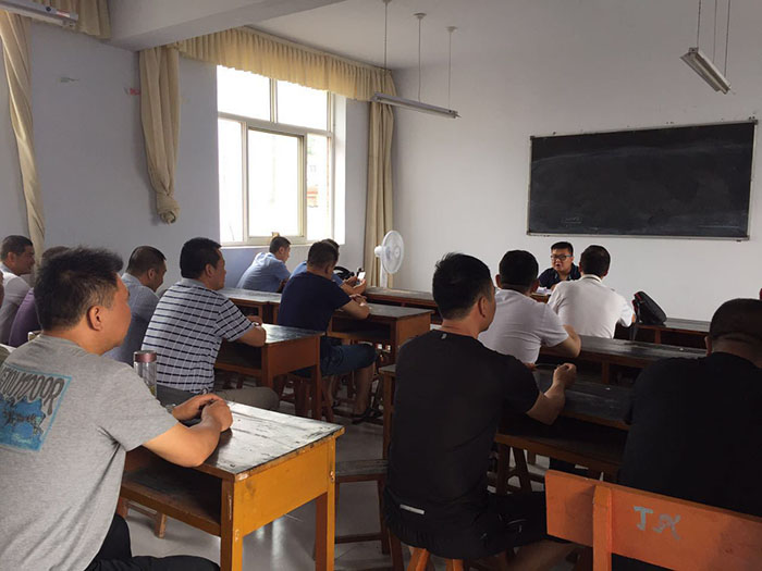 2017年8月份高技工、中技工的考試現(xiàn)場