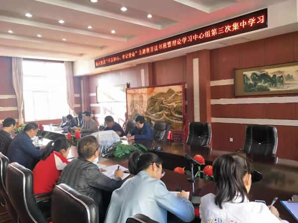 隴運(yùn)集團(tuán)公司召開“不忘初心、牢記使命”主題教育讀書班暨理論學(xué)習(xí)中心組第三次、第四次集中學(xué)習(xí)會議