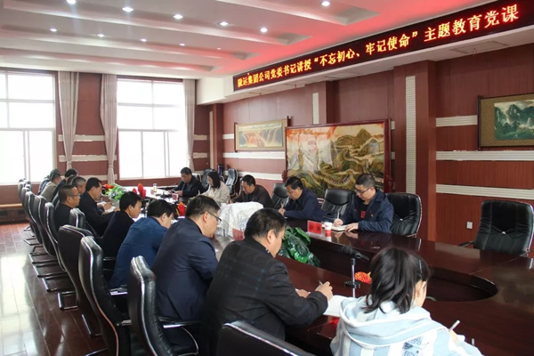 隴運(yùn)集團(tuán)公司召開“不忘初心、牢記使命”主題教育專題黨課
